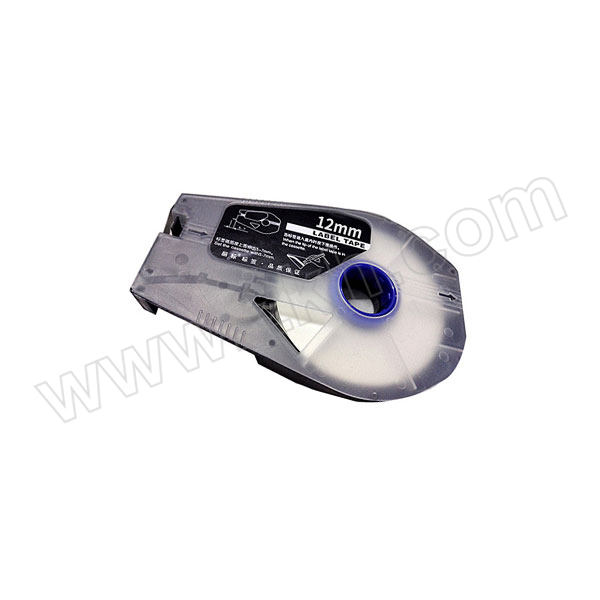 LIBIAO/丽标 线号机贴纸12mm白色 LB-112W 适用于C-210T\210E\510T/LB/TM标签 1卷