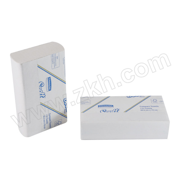 KIMBERLY-CLARK/金佰利 AIRFLE纤巧6折式擦手纸 58550 300×196mm 110抽×16包 1箱