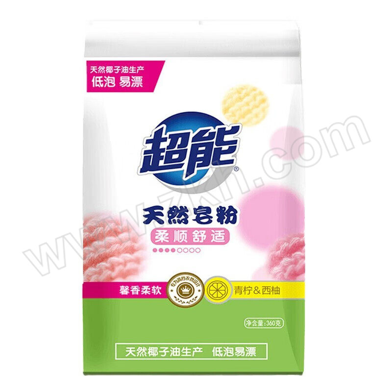 CHAONENG/超能 天然皂粉 6910019005153 360g 青柠&西柚 1包