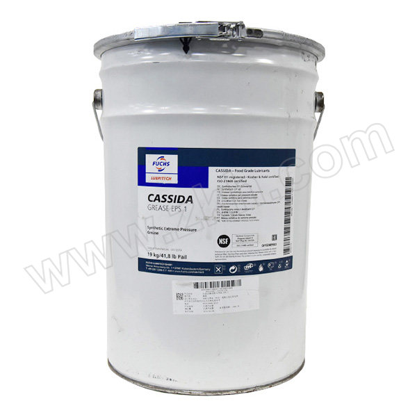 FUCHS/福斯 通用合成型食品级润滑剂 CASSIDA-EPS1 19kg 1桶
