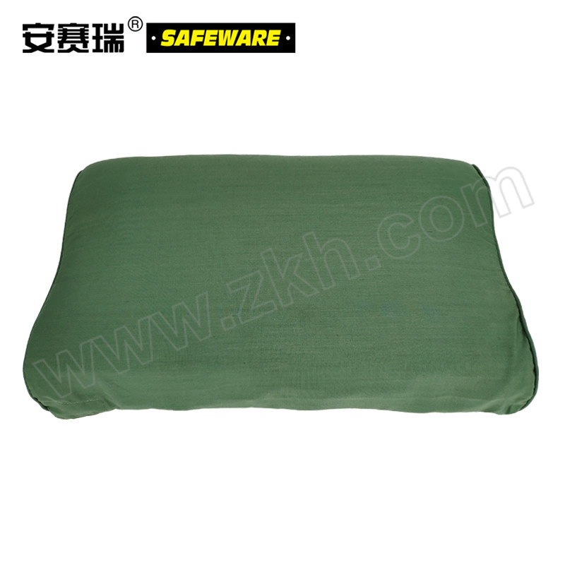 SAFEWARE/安赛瑞 应急托颈枕 25566 长450mm 宽280mm 高70mm 深绿色 涤纶枕罩+聚酯纤维枕芯 1个