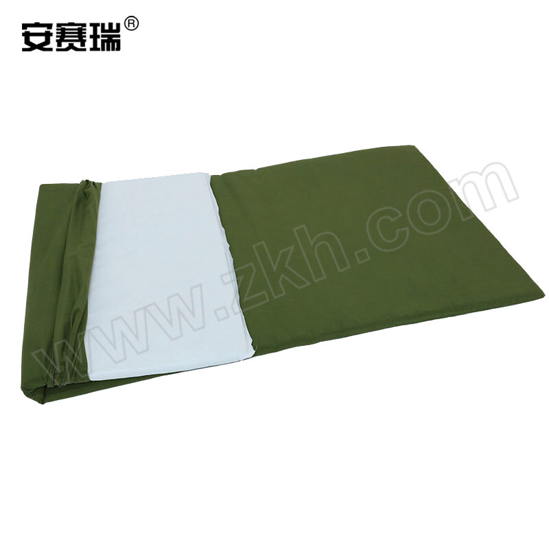 SAFEWARE/安赛瑞 劳保床垫 25666 宽900mm 长2m 深绿色 涤纶面料+硬质棉内里 1条