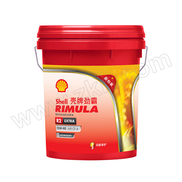 SHELL/壳牌 经济型柴油机油 RIMULA-R2-EXTRA-15W40 18L 1桶