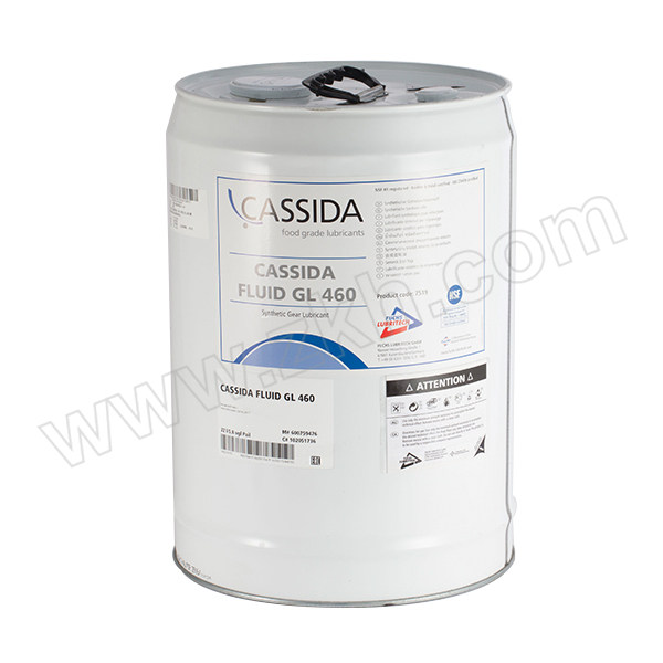 FUCHS/福斯 合成型食品级齿轮油 CASSIDA-GL460 22L 1桶