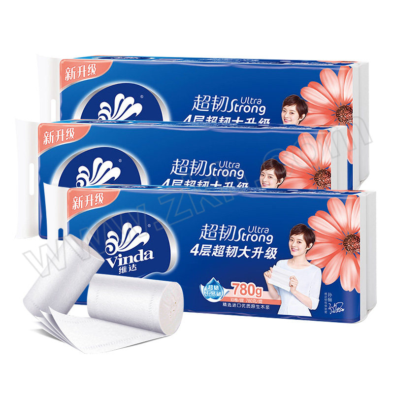 VINDA/维达 无芯卷纸 V4143-3T 10卷×3提 1套
