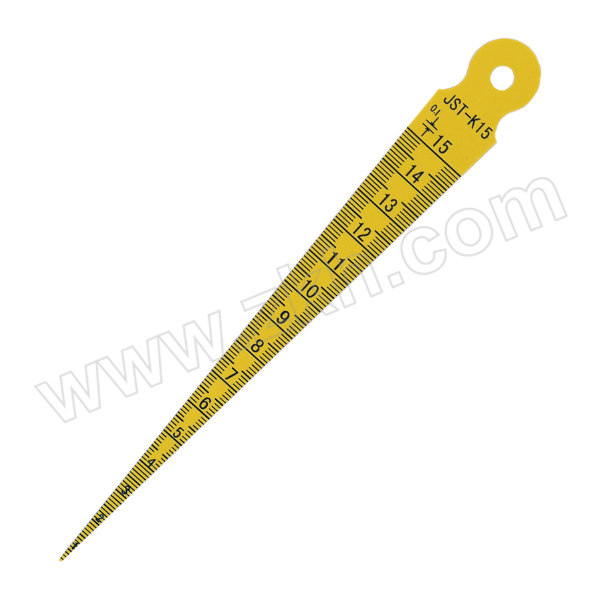 GOODSUPERJST 塑料孔径尺 JST-K15软质 测量范围1~15mm 分度值0.1mm 可弯曲 不代为第三方检测 1支