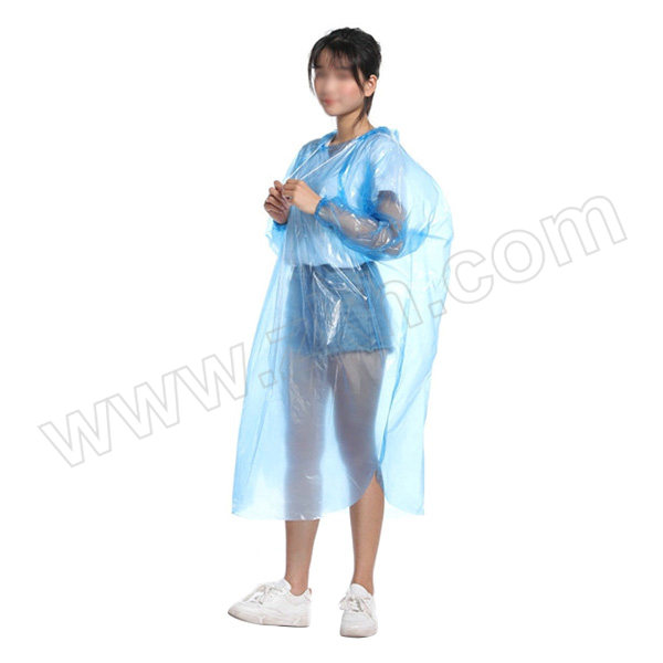 BAOPINFANG/寶品坊 一次性连体式雨衣 BPF-YY705B 均码 蓝色 1件