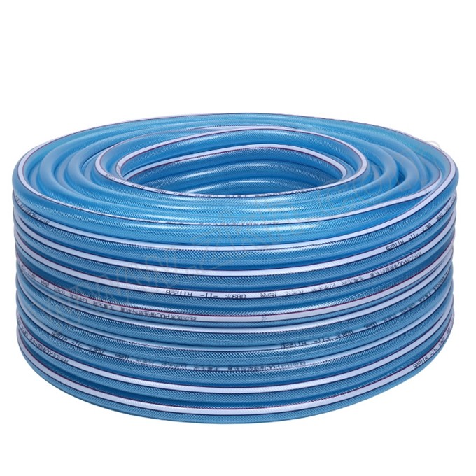 LH/乐化 PVC纤维增强水管 19×3mm×50m 蓝色 1根