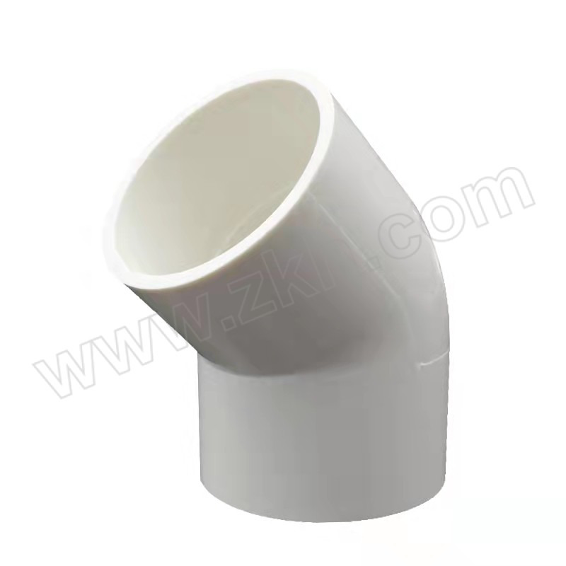 ZJLC/中锦联创 PVC给水粘接式用弯头 90mm 内径90mm 弯角45° 1个