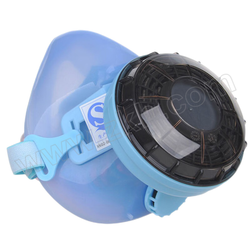 CKTECH/成楷科技 自吸过滤式半面具 CKH-401-L+1016+1018 均码 蓝色 含面具×1个+防毒过滤盒×1个+防尘过滤盒×1个 1套