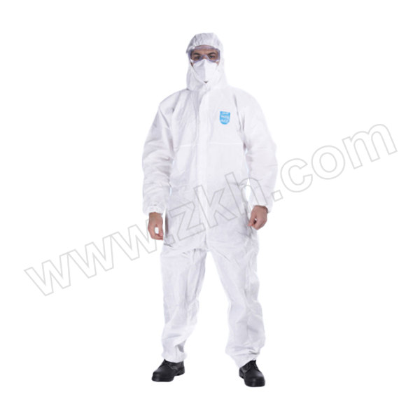HRD/海锐得 白色带帽连体防护服 HG6910 2XL 1件