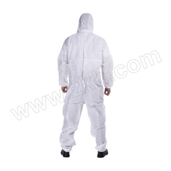 HRD/海锐得 白色带帽连体防护服 HG6910 2XL 1件