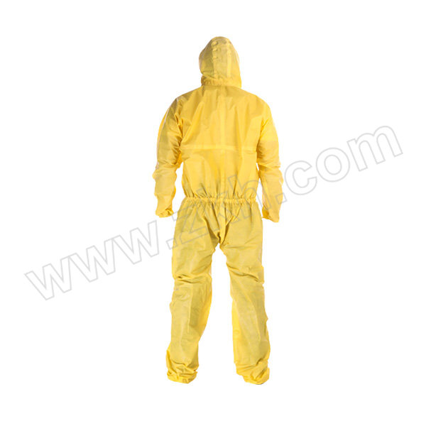 HRD/海锐得 耐酸碱连体化学防护服 HG6940L 2XL 黄色 1件