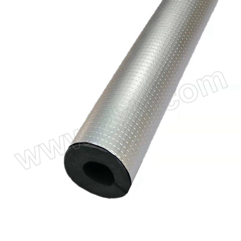 ZJLC/中锦联创 铝箔开口自粘橡塑保温管 13mm×10mm（±1mm） 长950mm 黑色 0~16bar 带方格铝 B1级 1根