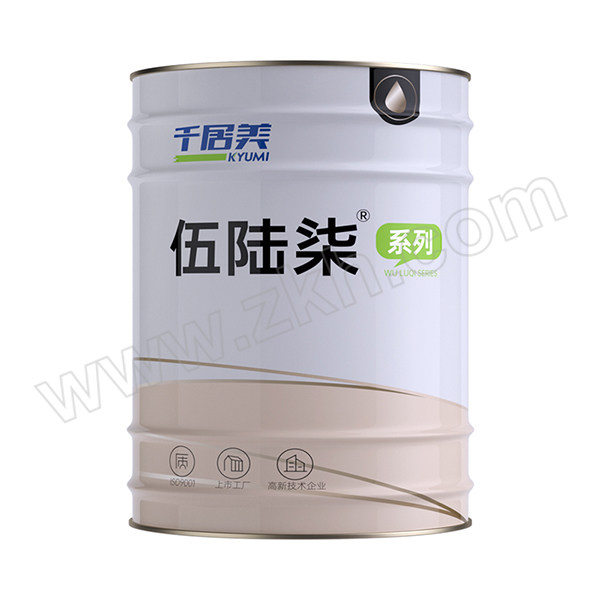 QIANJUMEI/千居美 伍陆染醇酸调和漆 HD9300 RAL7031蓝灰色 15kg 1桶