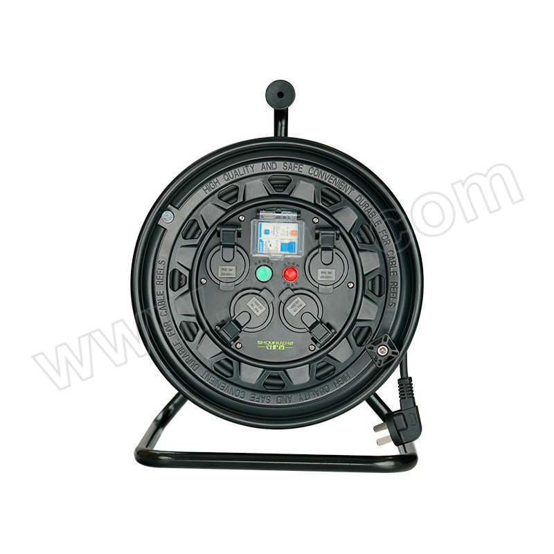 SHOUHUZHE/守护者 手提塑料330国标防尘220~250V电缆盘 S33016C5 3×1.5mm²×50m 1台