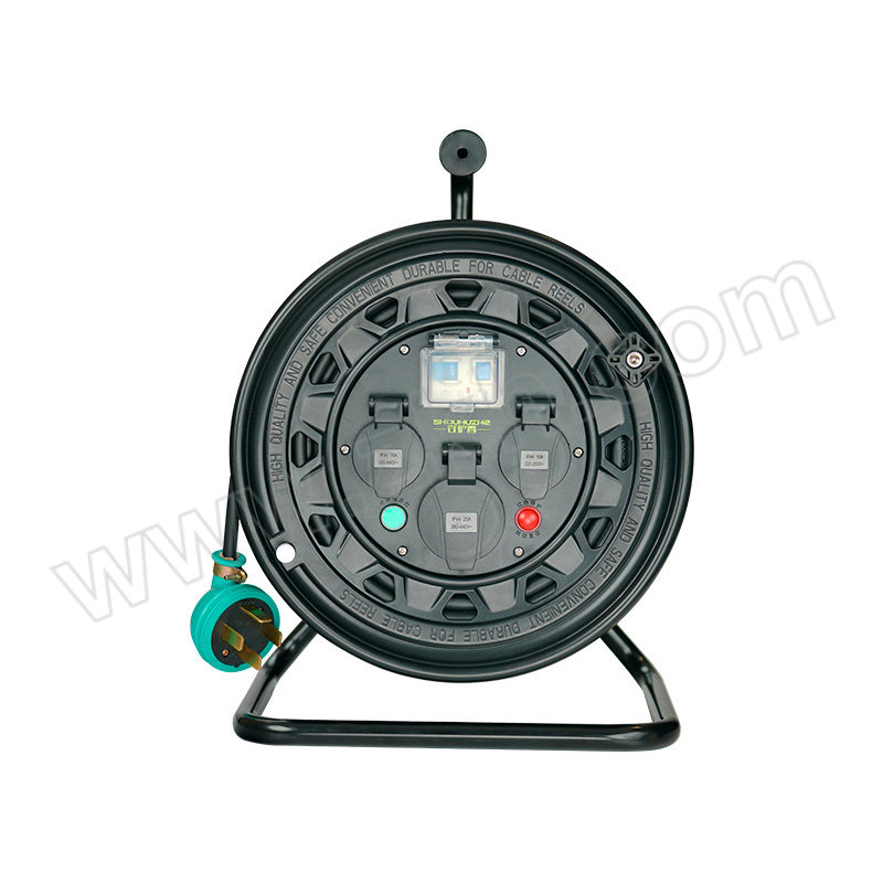 SHOUHUZHE/守护者 手提塑料330国标380~400V电缆盘 S33025F5 (3×1.5+1×1)mm²×50m 1台