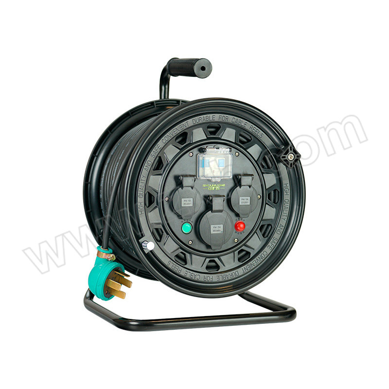 SHOUHUZHE/守护者 手提塑料330国标380~400V电缆盘 S33025F5 (3×1.5+1×1)mm²×50m 1台