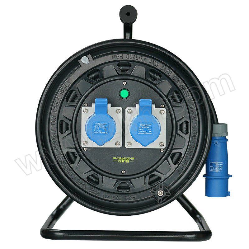 SHOUHUZHE/守护者 手提塑料330工业220~250V16A电缆盘 4SG330163D3 3×2.5mm²×30m 1台