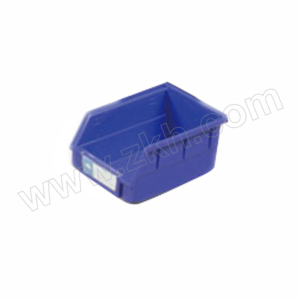 HQ/环球 背挂式零件盒 TSL1410 外尺寸140×105×75mm 内尺寸120×90×65mm 蓝色（含1张标签纸 1个透明标签盖) 1个