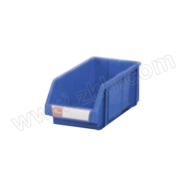 HQ/环球 普通型组立零件盒 TSL2011A(4号) 外尺寸200×115×90mm 内尺寸160×90×90mm 蓝色（含1张标签纸 1个透明标签盖 4根立柱) 1个
