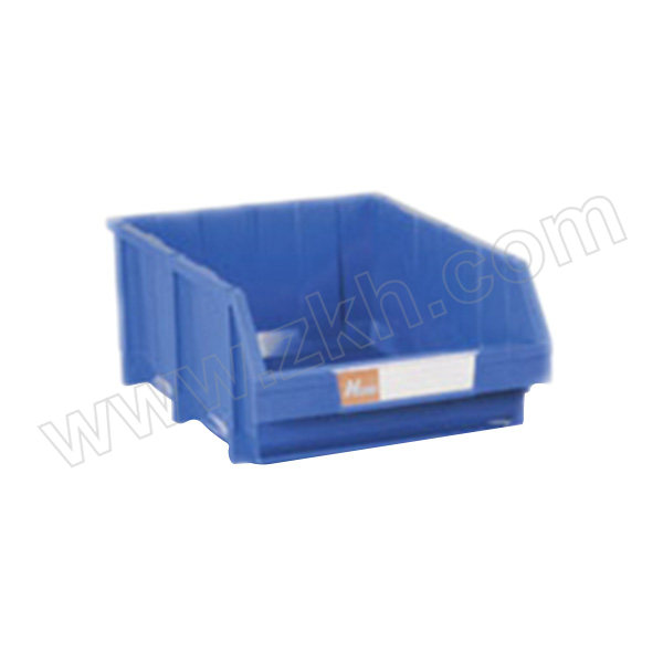 HQ/环球 普通型组立零件盒 TSL2515A 外尺寸250×150×125mm 内尺寸205×120×115mm 蓝色（含1张标签纸 1个透明标签盖 4根立柱) 1个