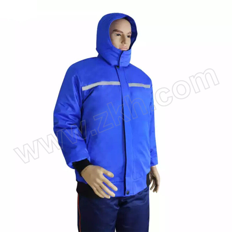 JIUZHEN/久臻 分体式耐低温户外防护服 ZST10 XL 蓝色 含上衣×1+连体裤×1 1套