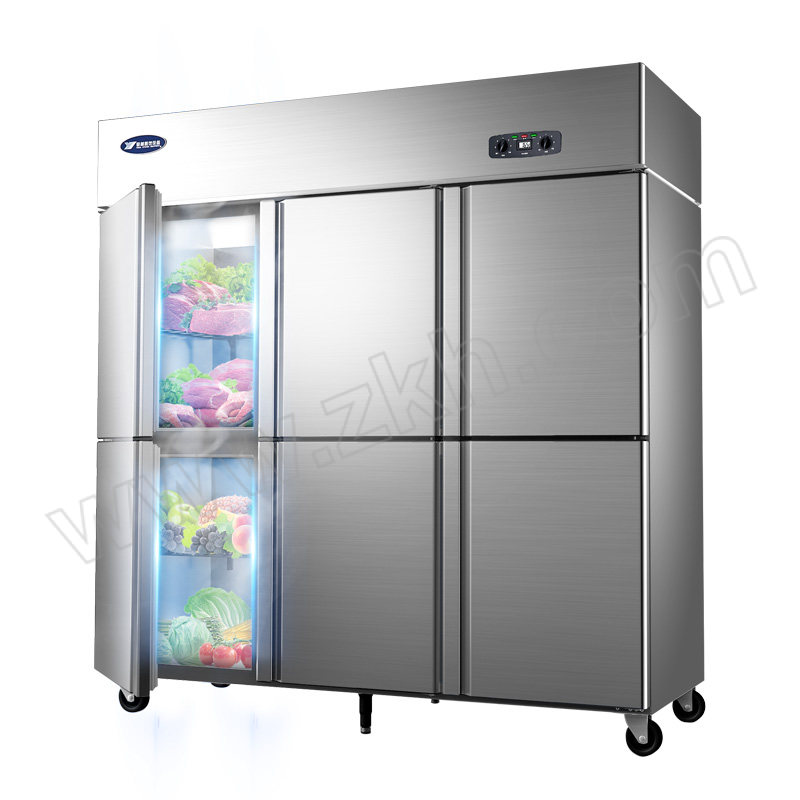 YINDU/银都 六门双温冷藏冷冻柜 BBL0562S 不含柜内其他产品 1台