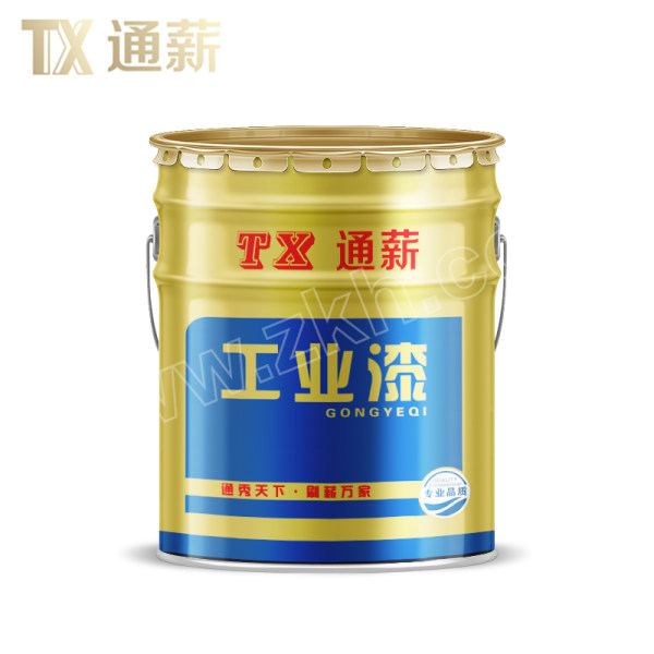 tx/通薪 醇酸调和漆 国标g04中绿色 5kg 1桶