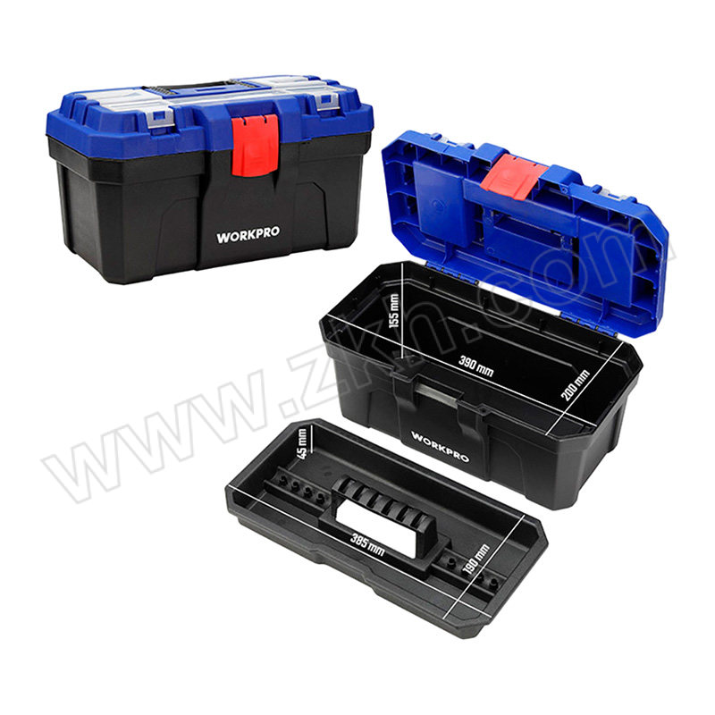 WORKPRO/万克宝 塑料工具箱 WP283001 16" 1个