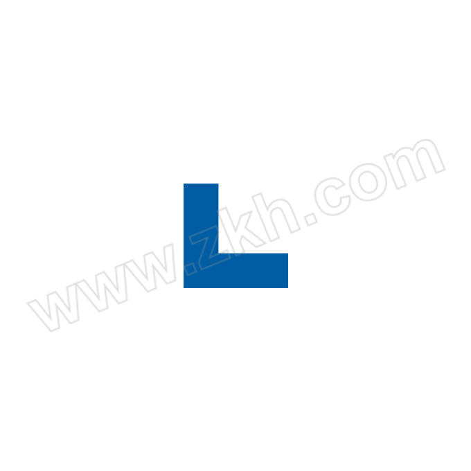 LeeaonIndustry/丽昂实业 L形蓝色5S桌面型定位贴 4114081 乙烯基不干胶覆磨砂层 0.14×30×30mm 20片 1张