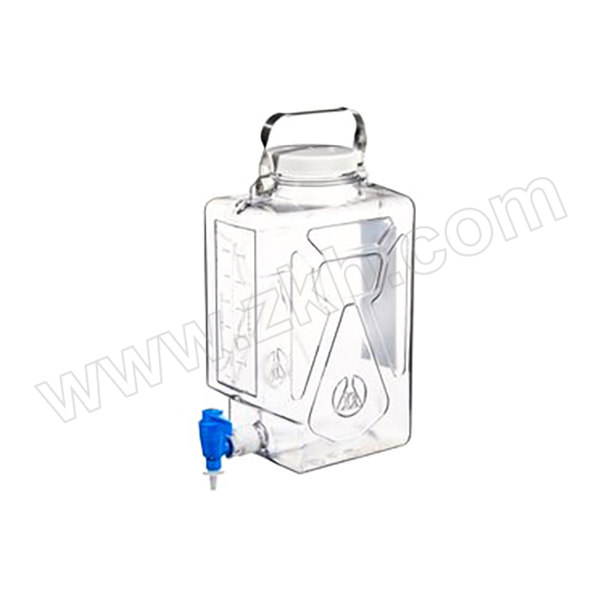 NALGENE/耐洁 LPE线 矩形细口大瓶(带放水口) 2322-0050 20L 1箱