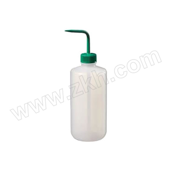 NALGENE/耐洁 LPE线 洗瓶(带颜色标记) 2422-4500 500mL 绿色盖 1箱