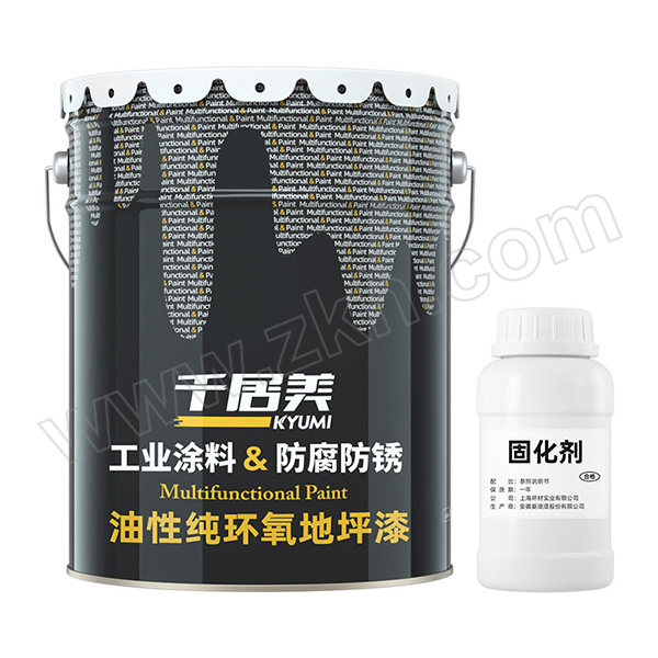 QIANJUMEI/千居美 环氧地坪漆 QJMHYdp-3 PB05海蓝色 主剂15kg+固化剂5kg 1组
