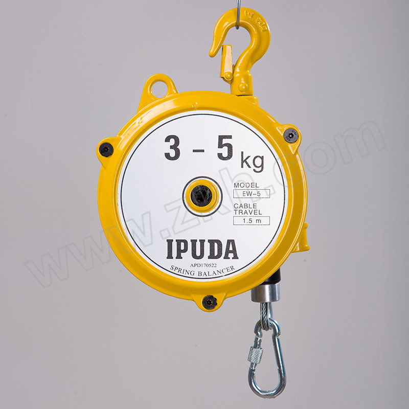 IPUDA/艾普达 弹簧平衡器 EW-5 工作额定载荷3~5kg 可拉伸长长度1.3m 1台