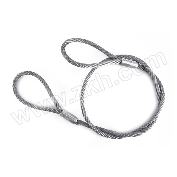 DOLECO/多来劲 压制钢丝绳索具（麻芯） 0213 2001-02 钢丝绳直径20mm 额定载荷4000kg 使用长度2m 1根