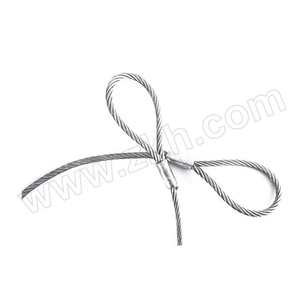 DOLECO/多来劲 压制钢丝绳索具（麻芯） 0213 2001-02 钢丝绳直径20mm 额定载荷4000kg 使用长度2m 1根