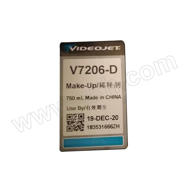 VIDEOJET/伟迪捷 喷码机油墨 V4211-D 黑色 750mL 1瓶
