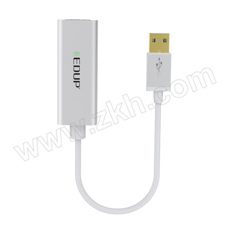 EDUP/ 翼联 有线网卡 EP-9611 USB3.0千兆有线网卡转RJ45网线接口转换头 适用苹果华为笔记本任天堂Switch外置网口扩展坞分线器转接器 1个