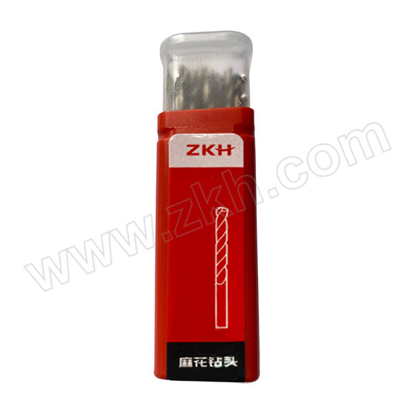 ZKH/震坤行 高速钢M2全磨制麻花钻头 5D深孔加工 DIN338标准 HPT-DB025 M2 130°双后角 UDL沟型2.5mm 1支
