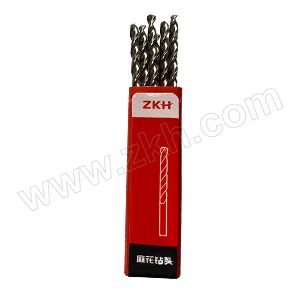 ZKH/震坤行 高速钢M2全磨制麻花钻头 5D深孔加工 DIN338标准 HPT-DB042 M2 130°双后角 UDL沟型4.2mm 1支