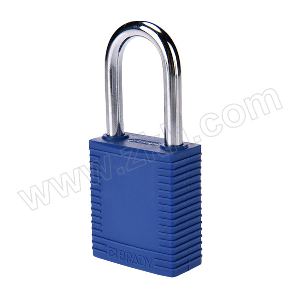BRADY/贝迪 塑料挂锁(硬质钢锁梁) 99556(Y573145) 蓝色 异心 1把