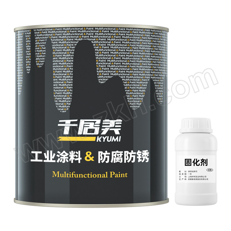 QIANJUMEI/千居美 耐油防腐磁漆 PANTONE 7471C 主剂16.7kg+固化剂3.3kg 1组