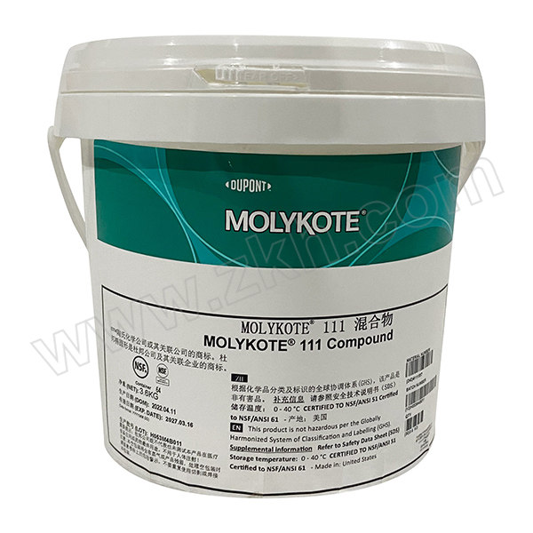MOLYKOTE/摩力克 多用途硅脂 111-T 半透明 3.6kg 1桶