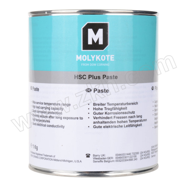 MOLYKOTE/摩力克 高温型螺纹油膏 HSC Plus 铜色 1kg 1罐