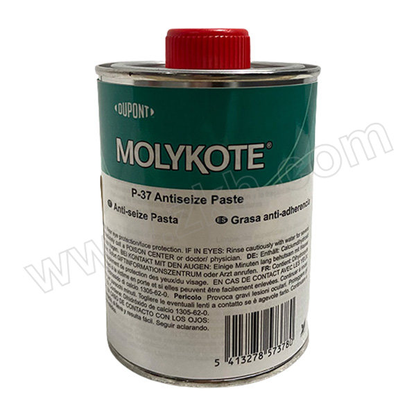 MOLYKOTE/摩力克 高纯度型螺纹油膏 P37 灰黑色 500g 1罐