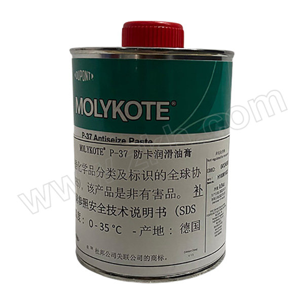 MOLYKOTE/摩力克 高纯度型螺纹油膏 P37 灰黑色 500g 1罐