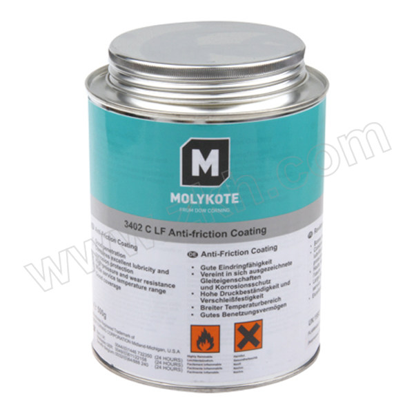 MOLYKOTE/摩力克 室温固化无铅型耐腐蚀涂层 3402C-LF 灰色 500g 1罐