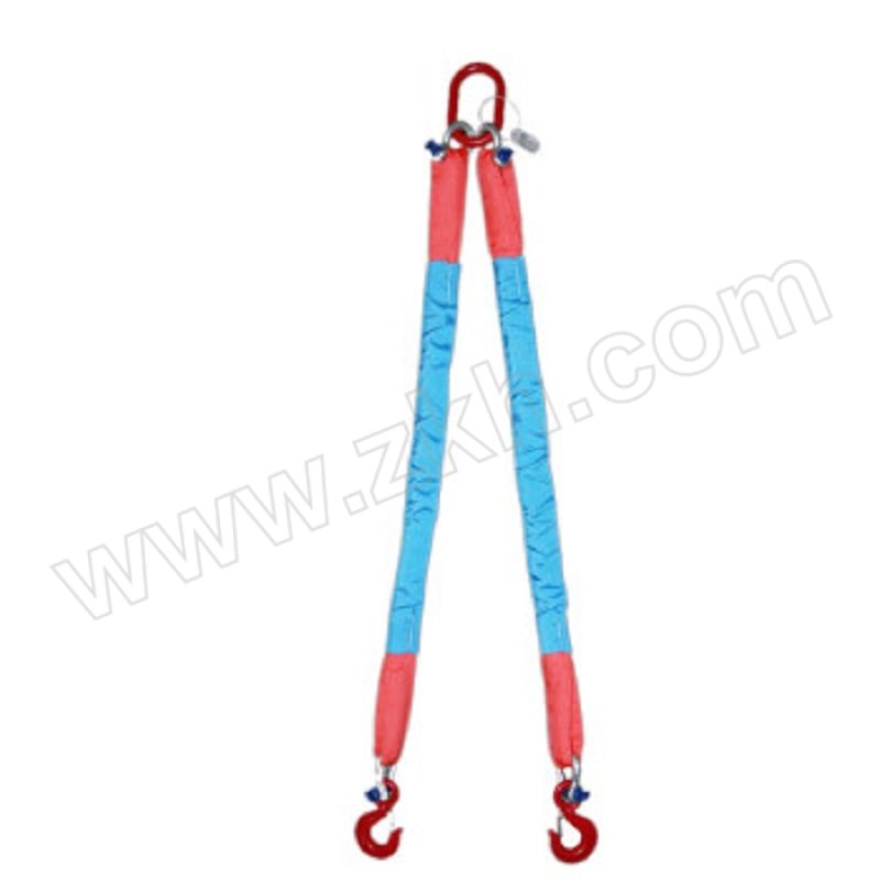 DAYANG/大洋 双腿吊装带索具 10T×3.5M 0~45°额定载荷14t 一套包含卸扣×4+环眼货钩×2+吊带×2 1套