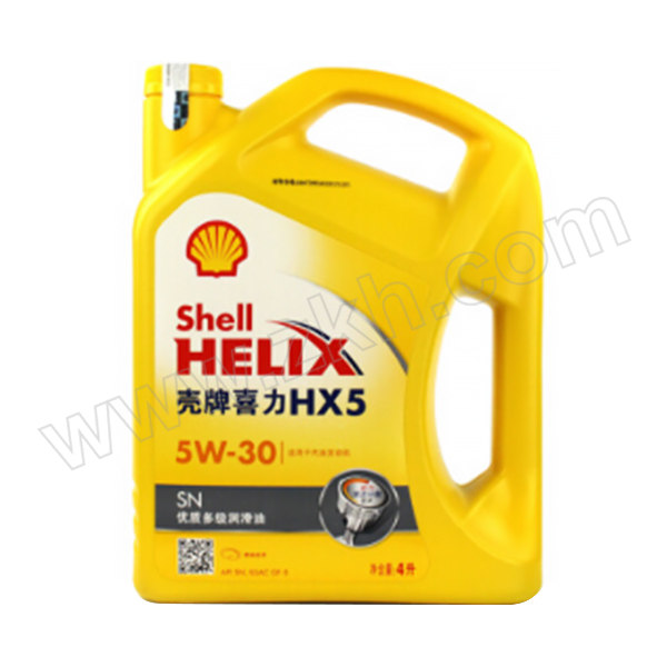 SHELL/壳牌 卓越型汽油机油 HELIX-HX5-5W30 4L×4瓶 1箱